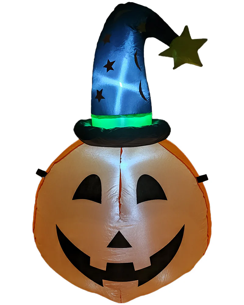 Halloween Pumpkin Witch Lawn Inflatable 1m - Image 7