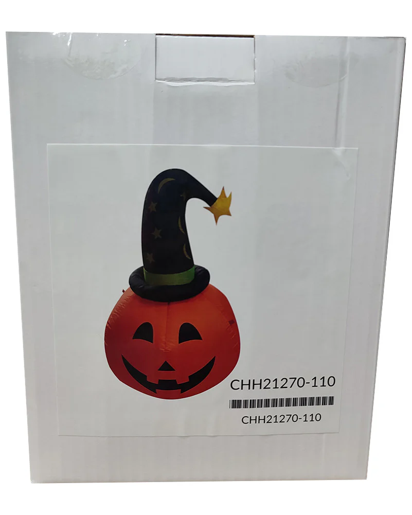 Halloween Pumpkin Witch Lawn Inflatable 1m - Image 8