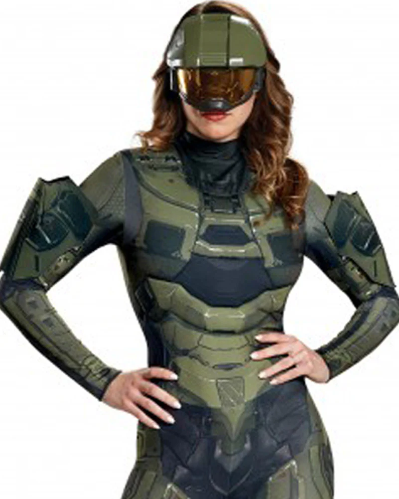 Halo Master Chief Deluxe Womens Costume - Image 3
