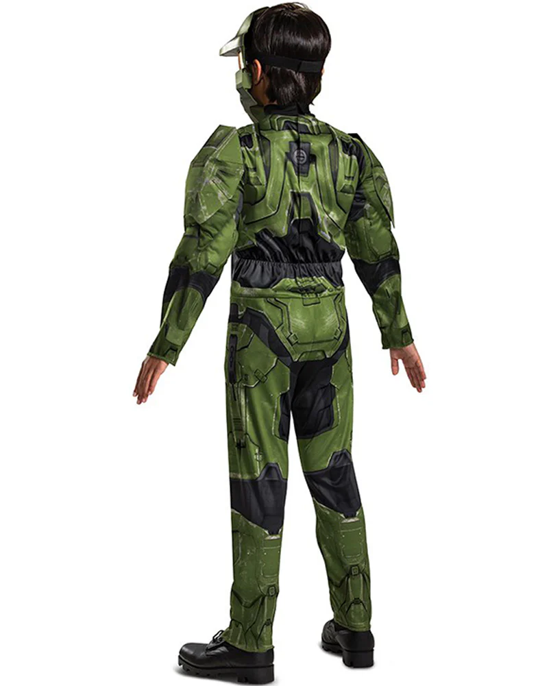 Halo Master Chief Infinite Muscle Boys Costume - Image 3