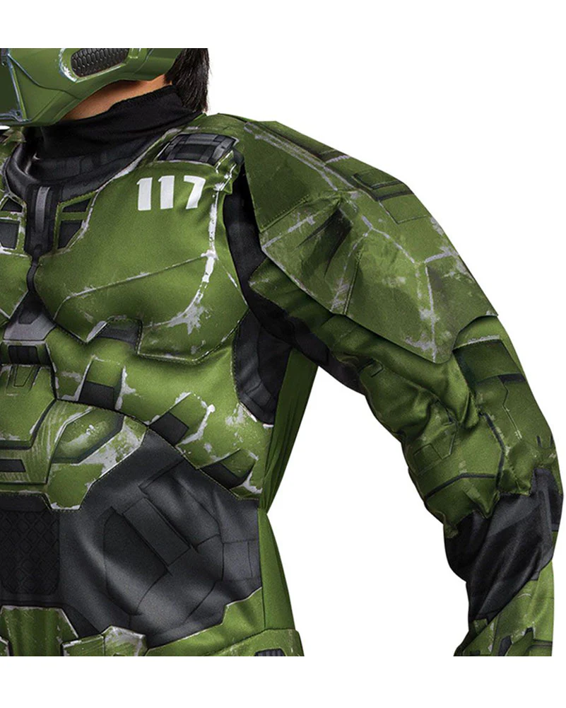 Halo Master Chief Infinite Muscle Boys Costume - Image 5