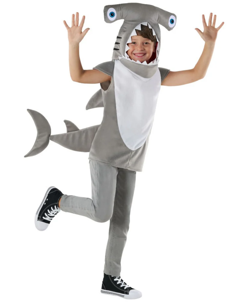 Hammerhead Shark Tunic Kids Costume - Image 3