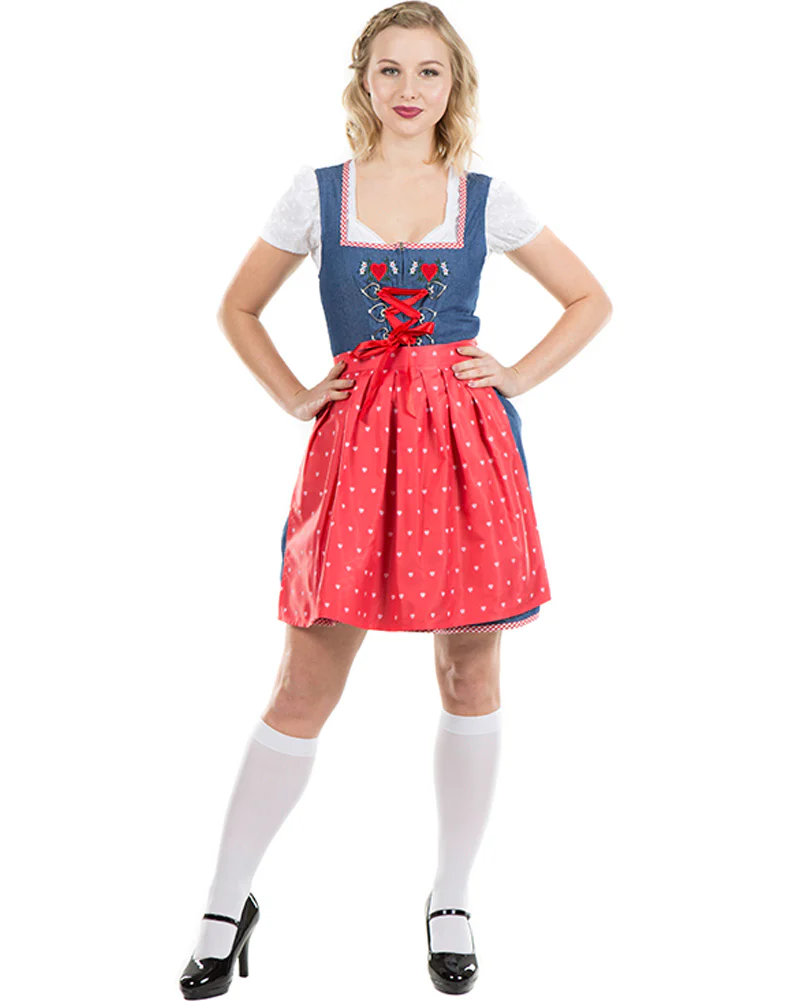 Hanna Deluxe Oktoberfest Dirndl Womens Costume - Image 2