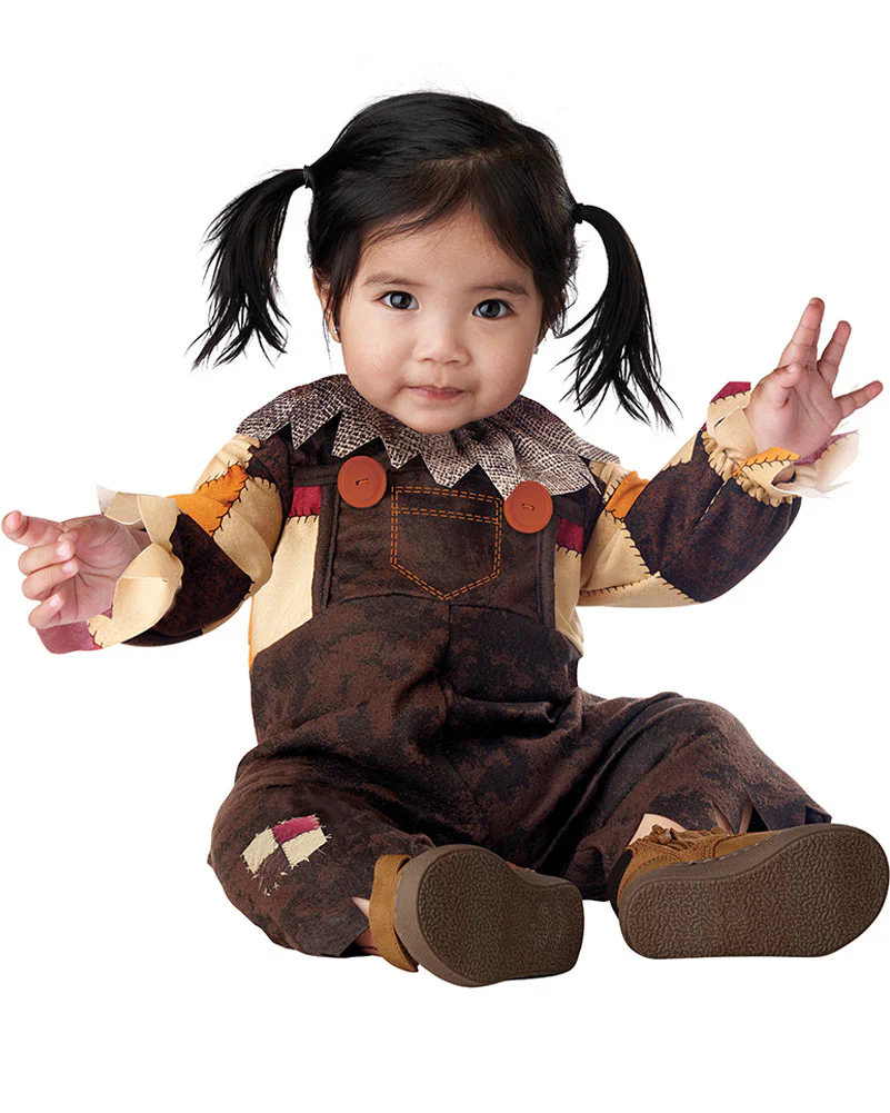 Happy Harvest Scarecrow Infant Kids Costume - Image 2