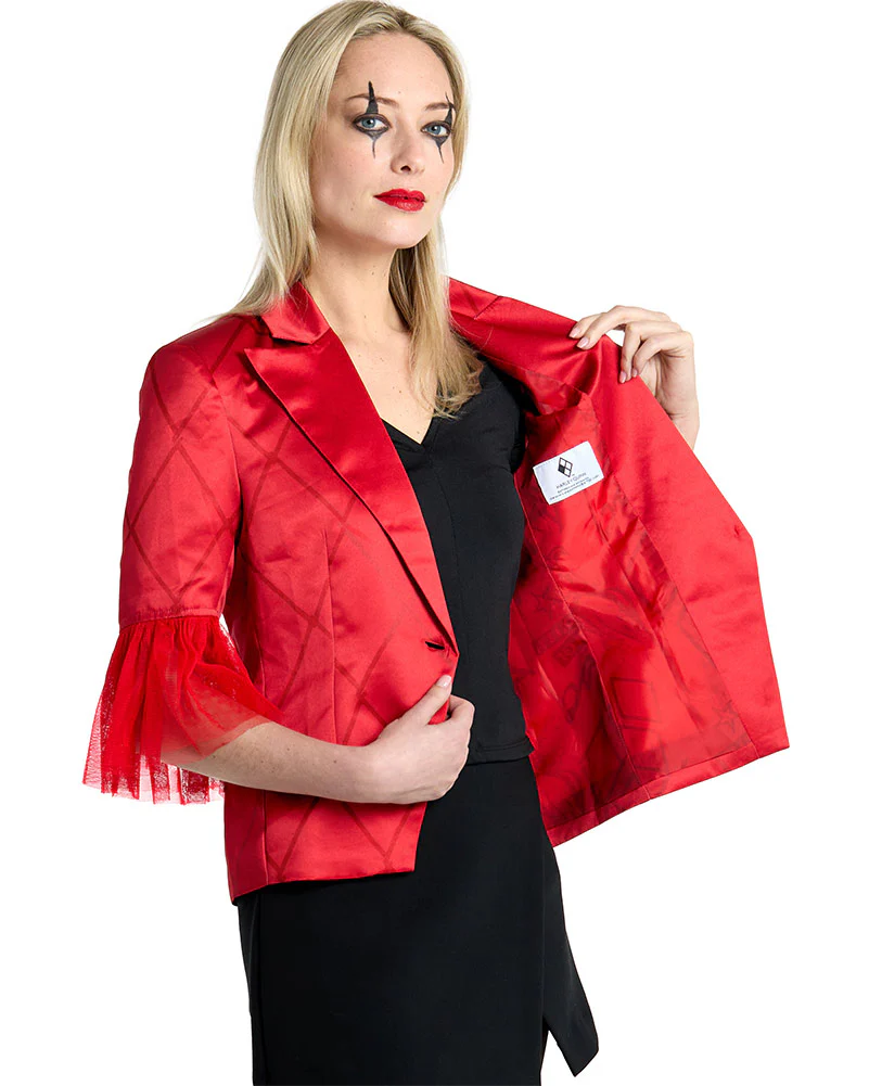 Harley Quinn Womens Suitmeister Jacket - Image 4