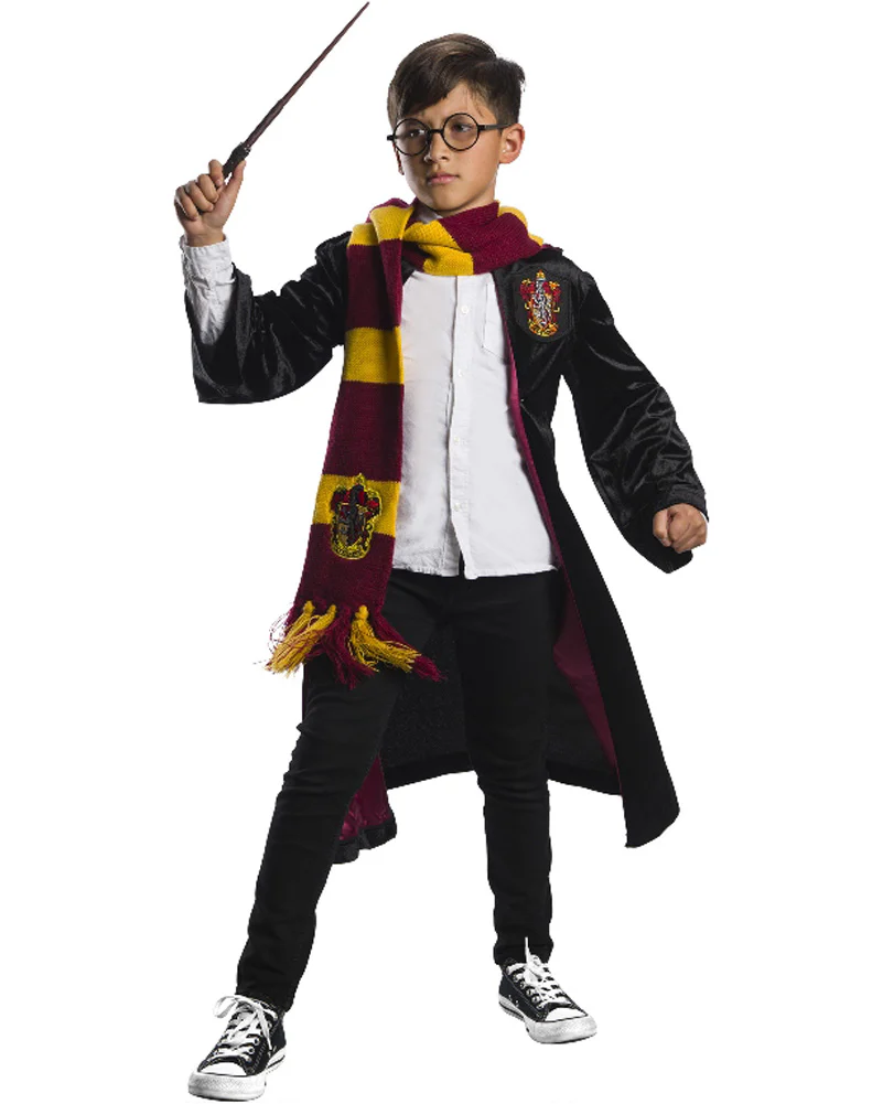 Harry Potter Deluxe Harry Robe with Accessories Kids Book Week Costume - Image 2