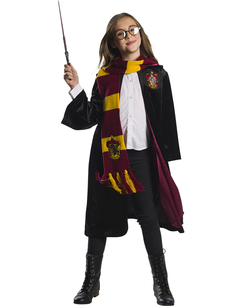 Harry Potter Deluxe Harry Robe with Accessories Kids Book Week Costume - Image 3