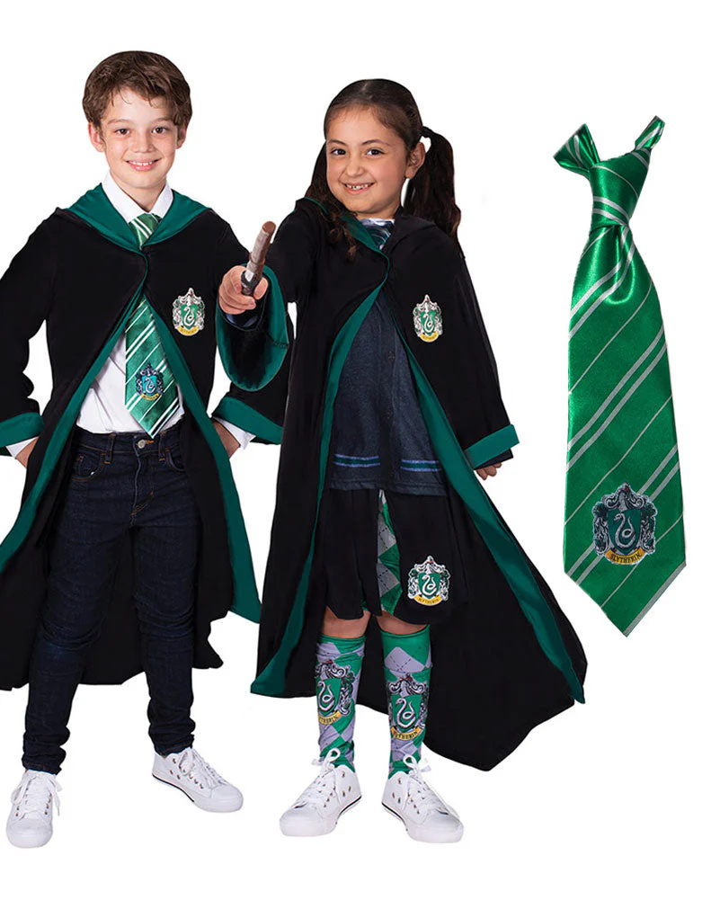 Harry Potter Deluxe Slytherin Kids Book Week Costume Kit