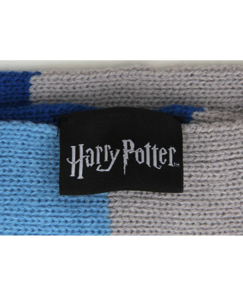 Harry Potter Ravenclaw Patch Striped Scarf - Image 3