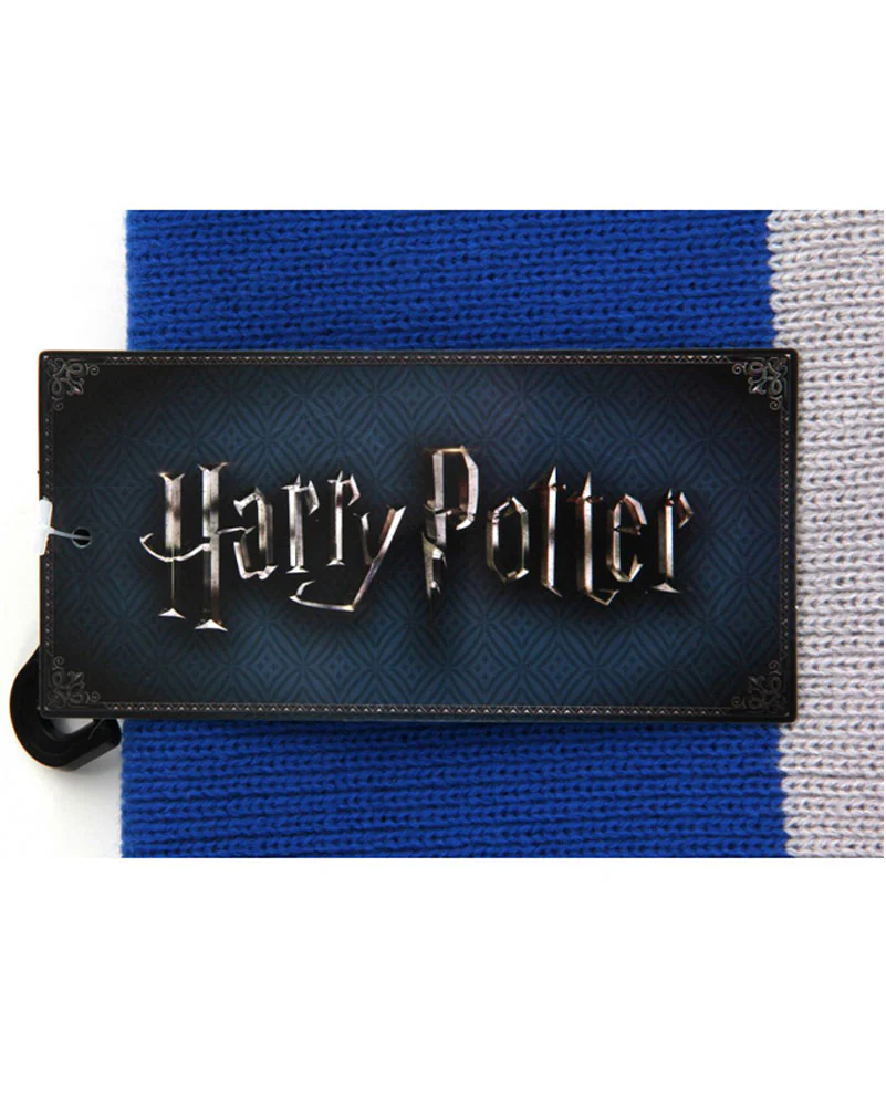 Harry Potter Ravenclaw Patch Striped Scarf - Image 4