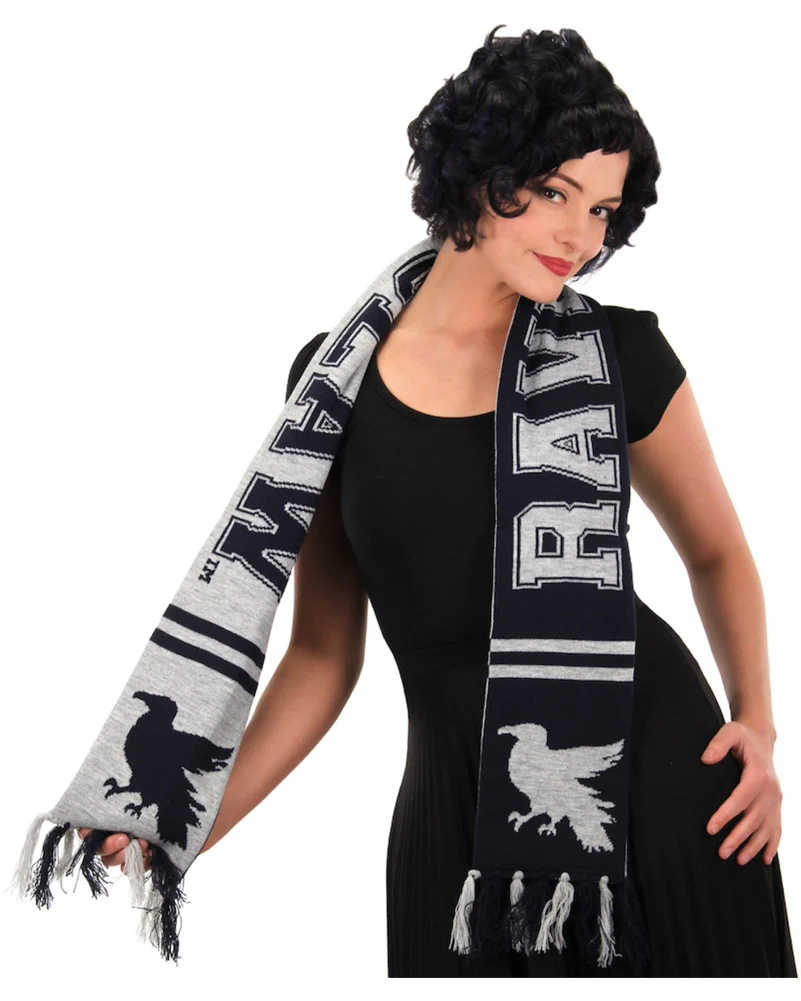 Harry Potter Ravenclaw Reversible Knit Scarf - Image 2