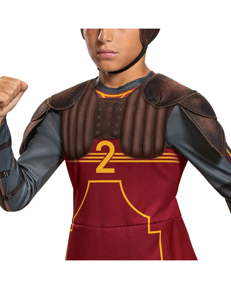 Harry Potter Ron Weasley Quidditch Deluxe Boys Book Week Costume - Image 4