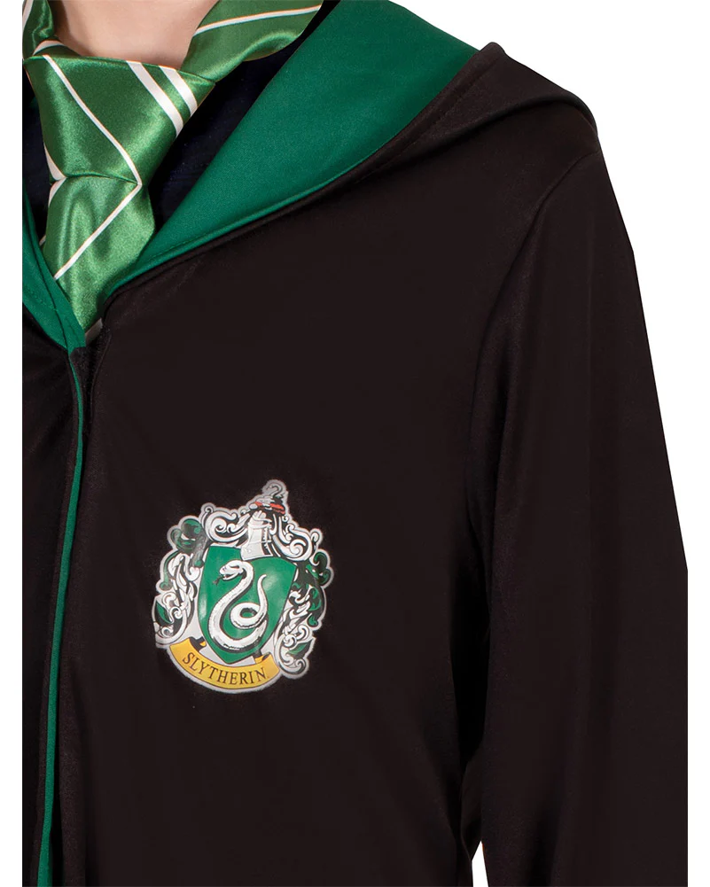 Harry Potter Slytherin Deluxe Kids Book Week Costume Robe - Image 2