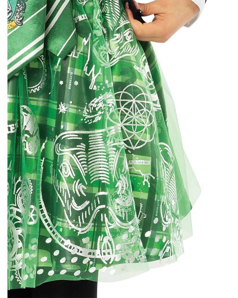 Harry Potter Slytherin Tutu Girls Book Week Skirt - Image 3
