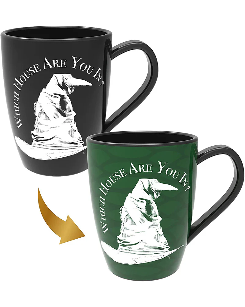 Harry Potter Slytherin Sorting Hat Heat Change Mug - Image 2