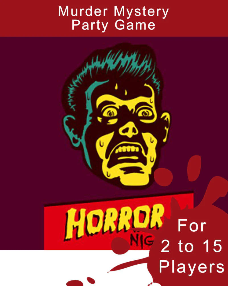 Haunted Horrors Digital Murder Mystery Game for 2 to 15 Players