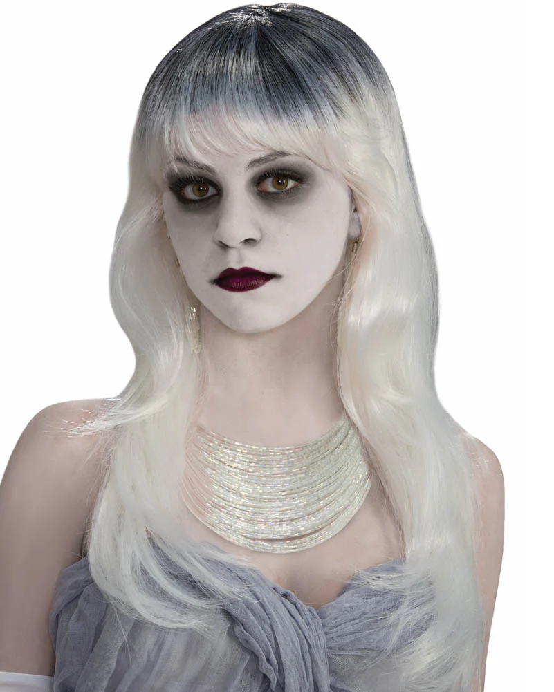 Haunted Long White Wig