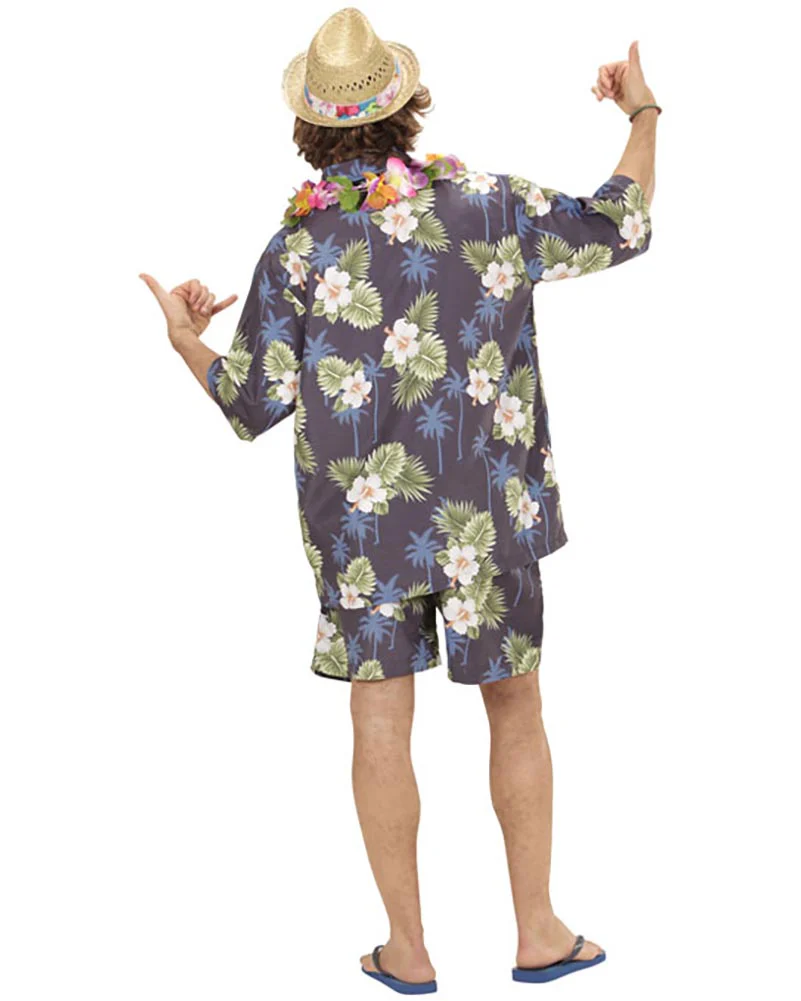 Hawaiian Mens Costume - Image 4