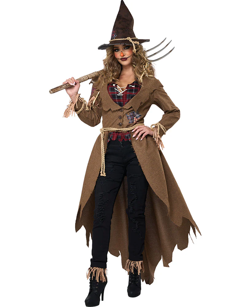 Hay Girl Scarecrow Womens Costume - Image 4