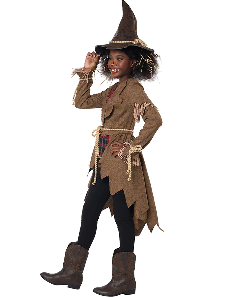 Hay Grrrl Scarecrow Deluxe Girls Costume - Image 3