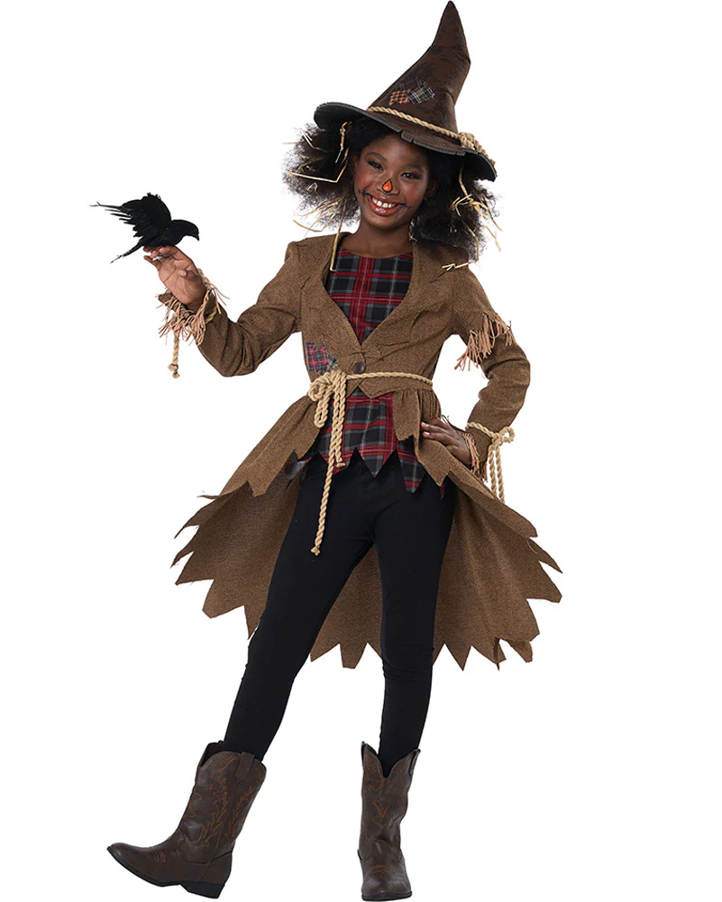 Hay Grrrl Scarecrow Deluxe Girls Costume - Image 4