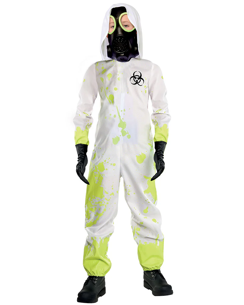 Hazmat Suit Boys Costume 4-6 Years
