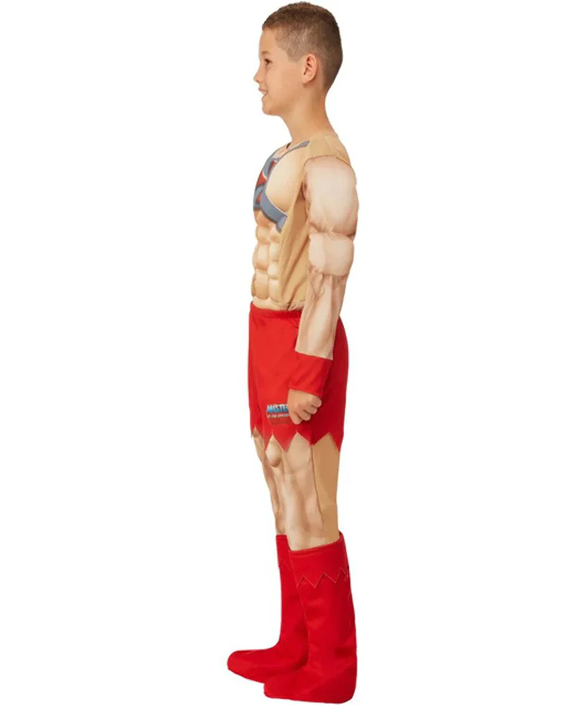 He Man with Muscle Chest Kids Costume - Image 4