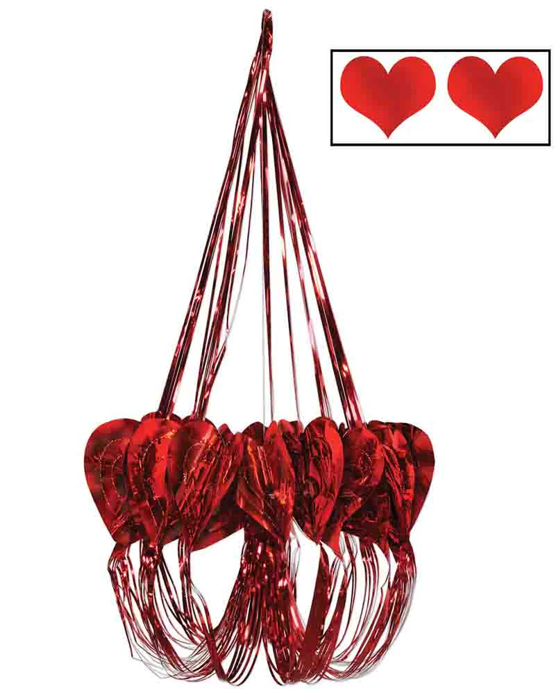 Heart Chandelier 89cm