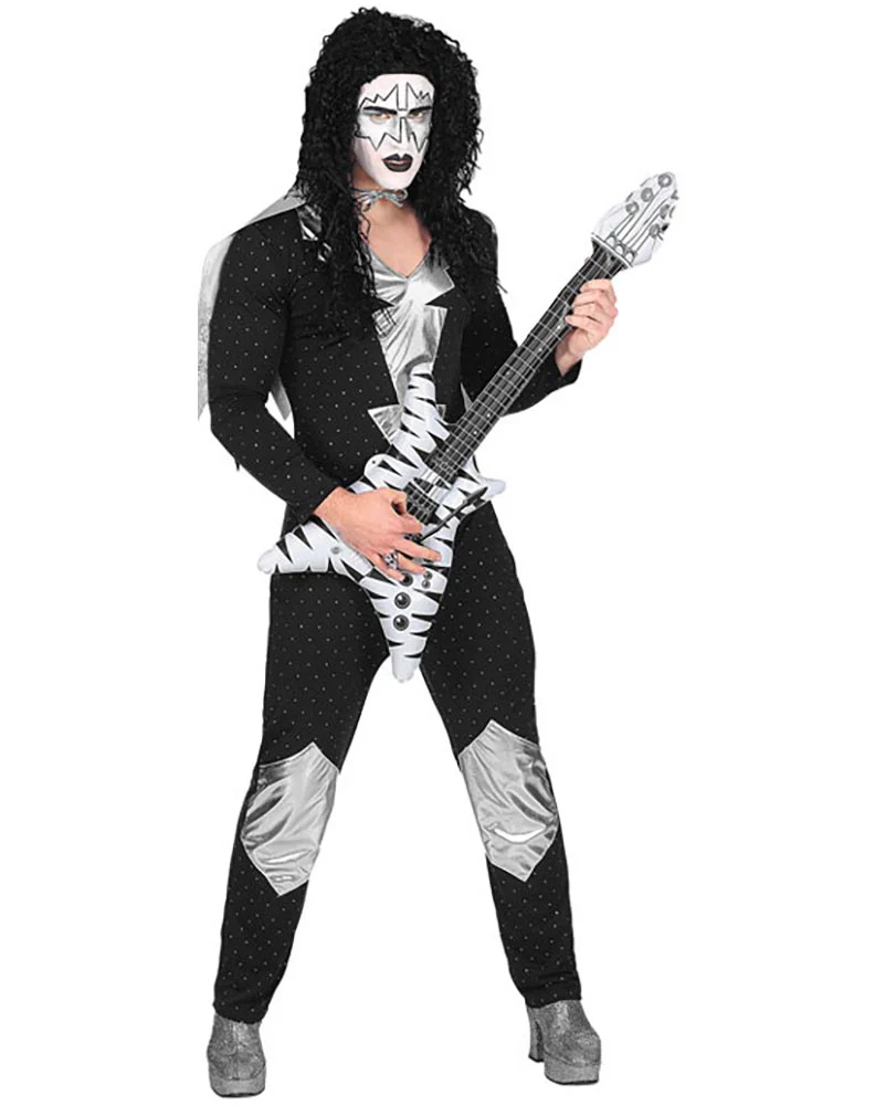 Heavy Metal Rock Star Mens Costume - Image 3