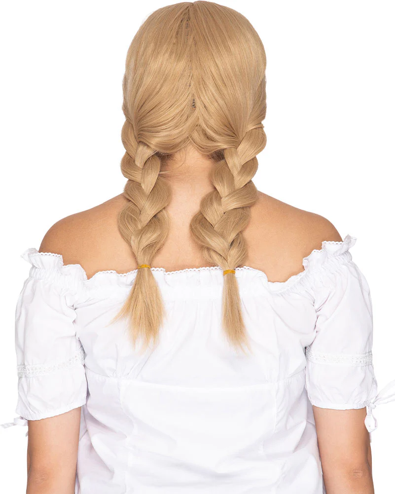 Heidi Deluxe Plaited Blonde Wig - Image 3