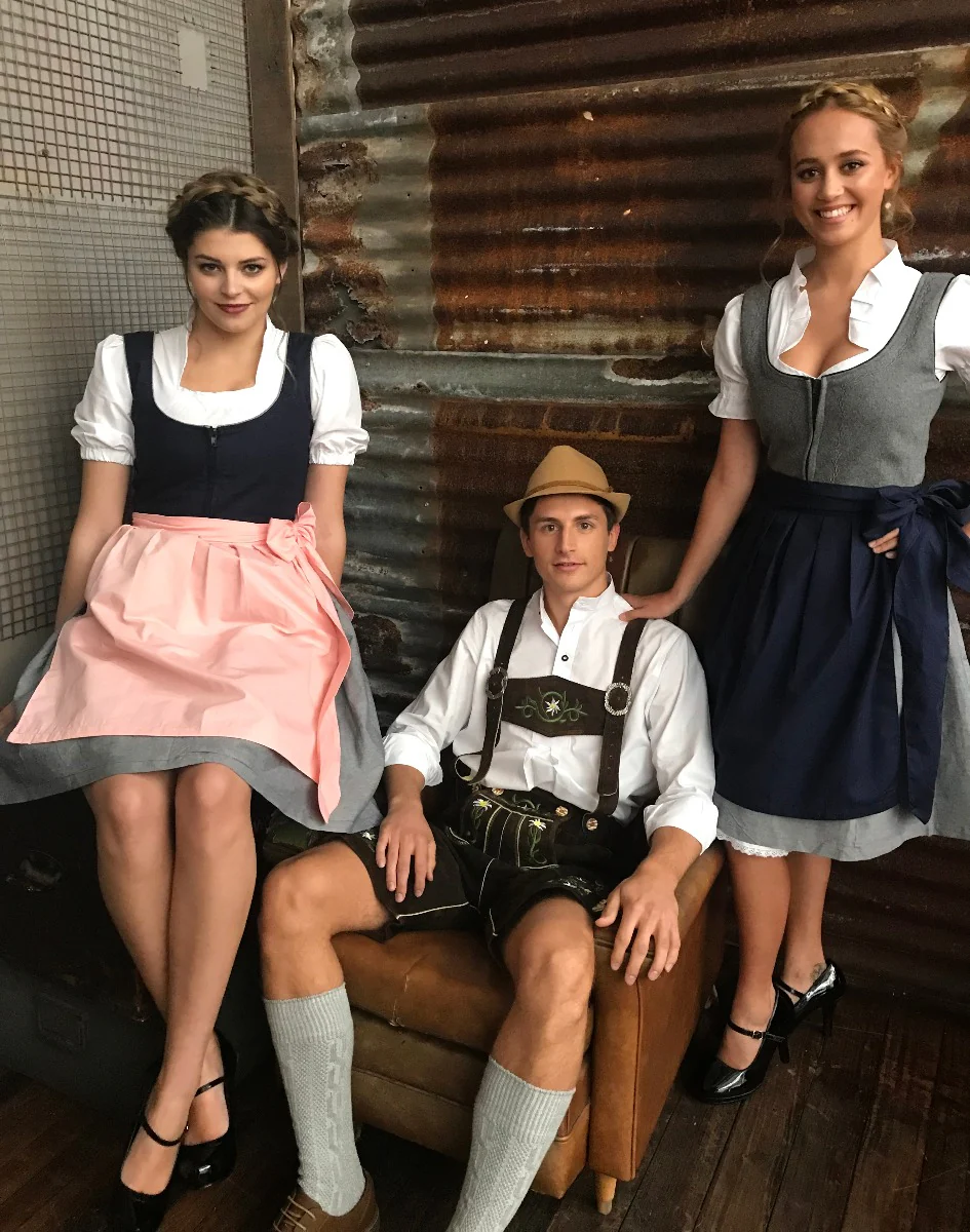 Heinrich Authentic Leather Lederhosen Plus Size Mens Costume - Image 6