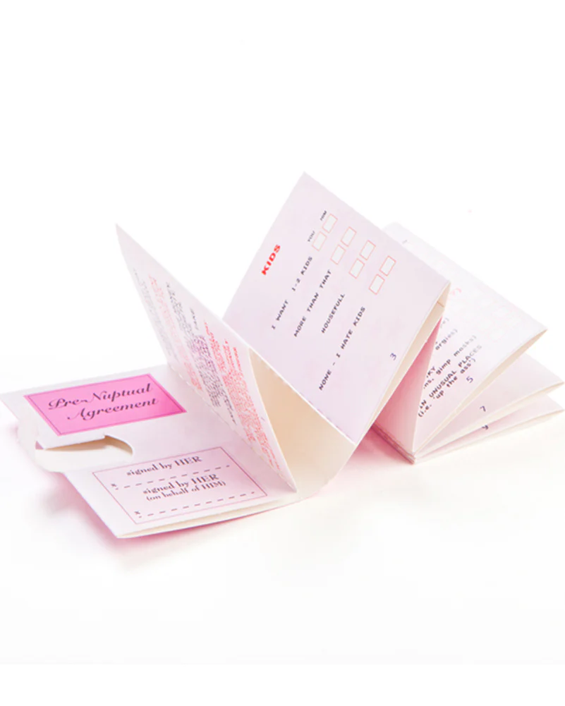 Hens Night Prenuptial Agreement Accessory - Image 2