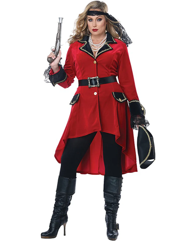High Seas Heroine Plus Size Womens Book Week Costume - Image 2