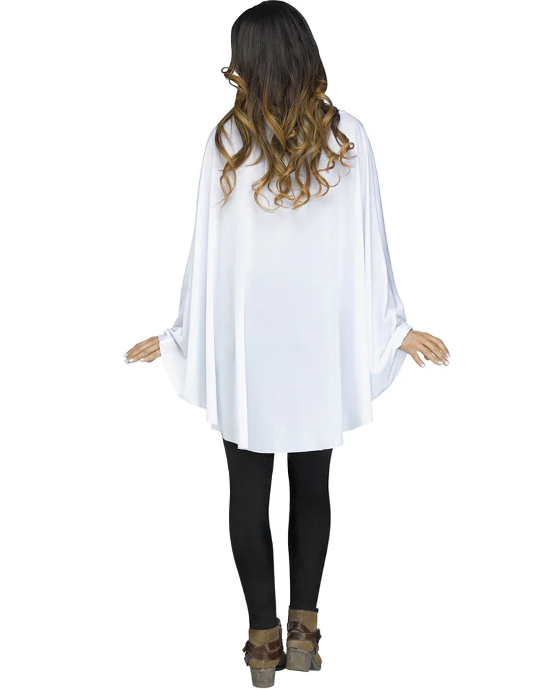 Hollyday Snowman Poncho Womens Christmas Costume - Image 3