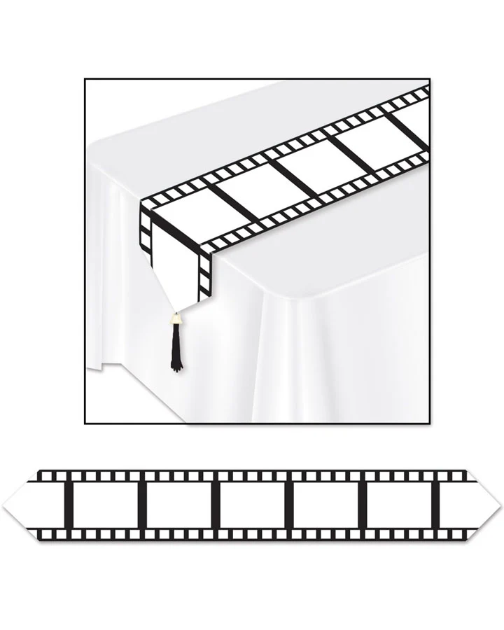 Hollywood Filmstrip Table Runner