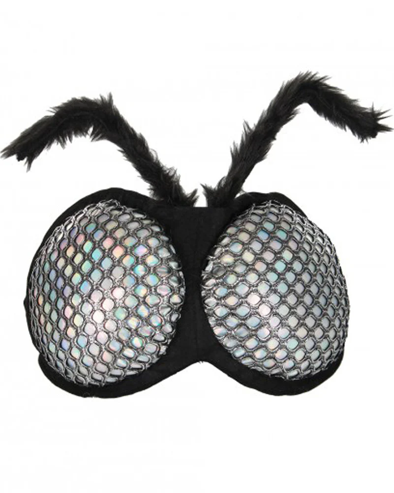 Holographic Fly Eyes Plush Deluxe Headband - Image 3