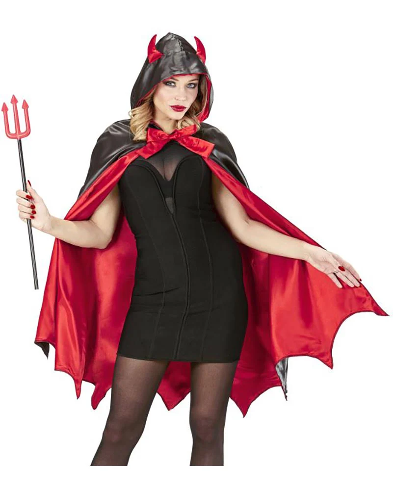 Hooded Devil Cape