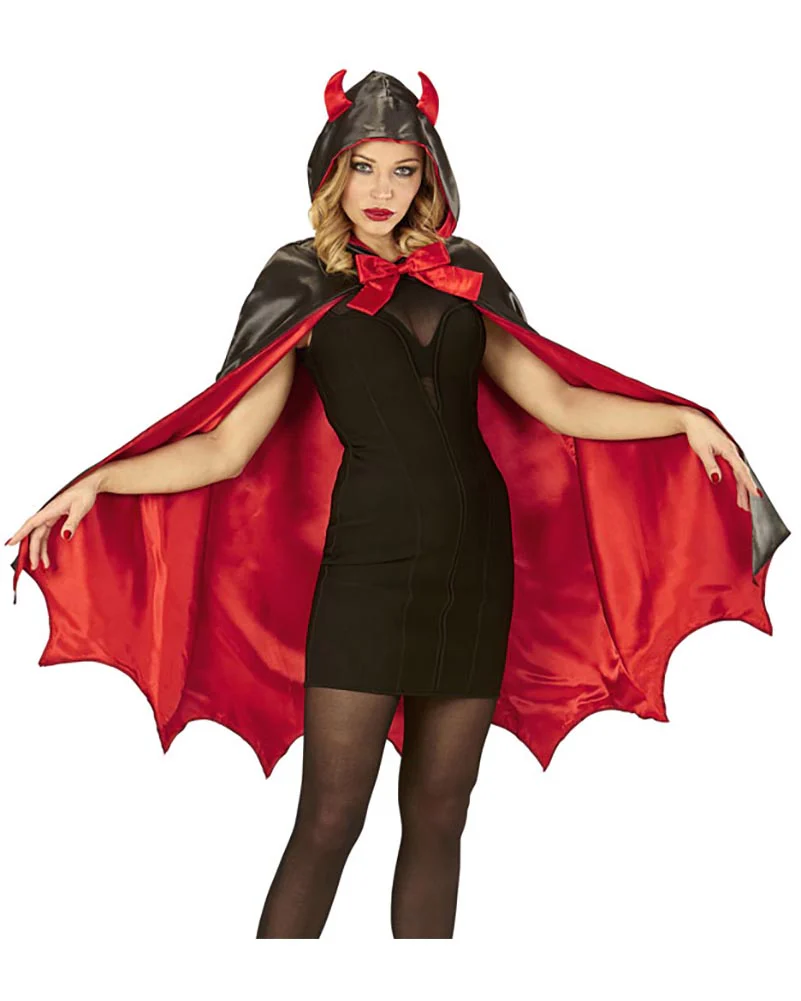 Hooded Devil Cape - Image 3