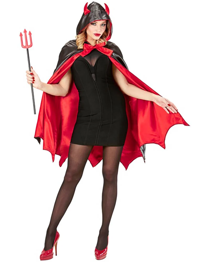 Hooded Devil Cape - Image 4