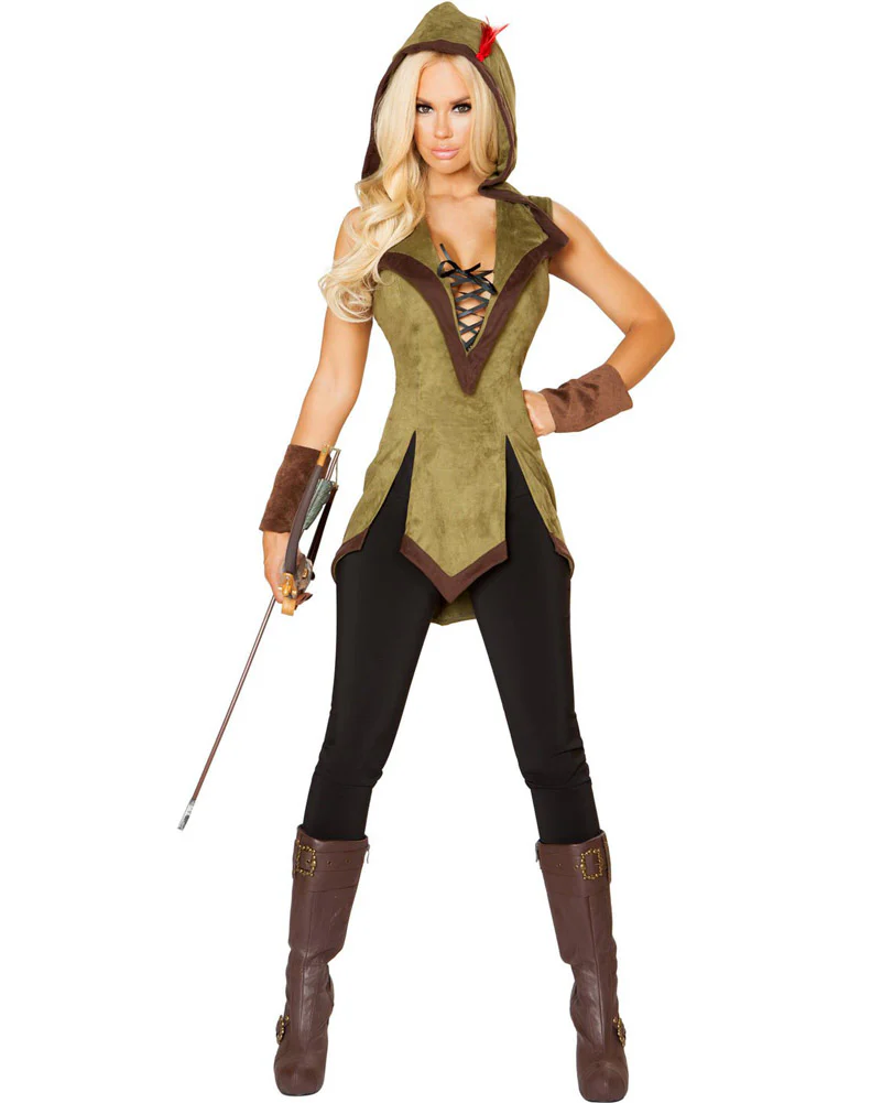Hooded Outlaw Womens Costume