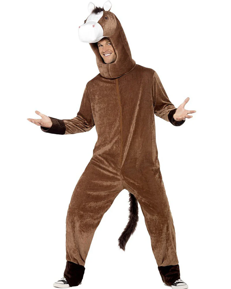 Horse Adult Costume Jumpsuit - Image 2