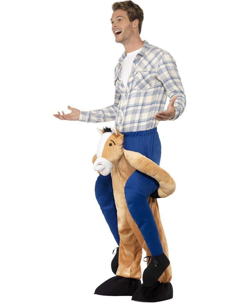 Horse Piggyback Mens Costume - Image 2