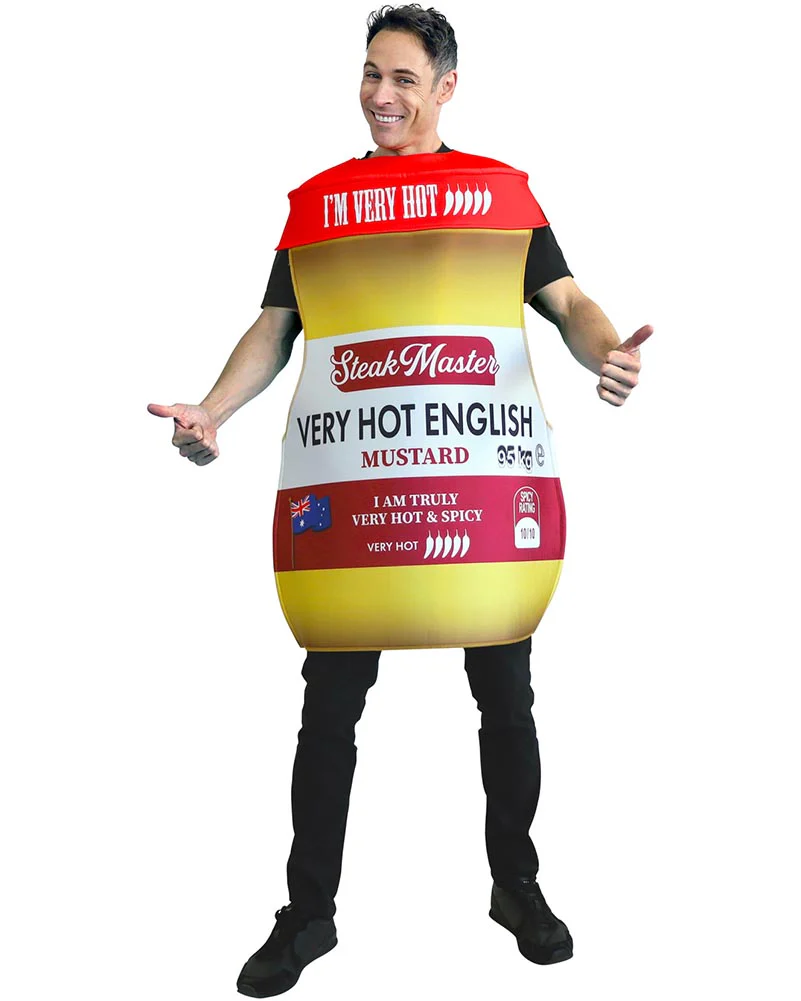 Hot Mustard Sauce Adult Costume