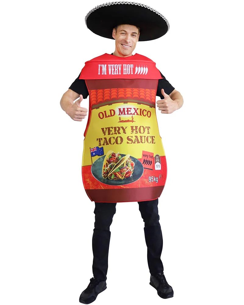 Hot Taco Sauce Adult Costume