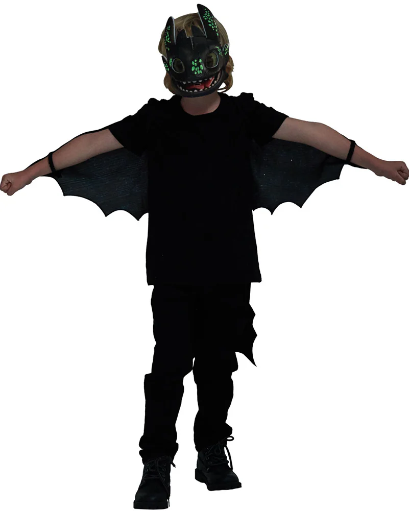 How to Train Your Dragon 3 Glow in the Dark Toothless Costume Kit - Image 2