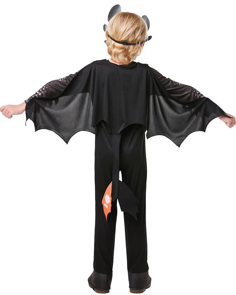 How to Train Your Dragon 3 Toothless Night Fury Deluxe Boys Costume - Image 2