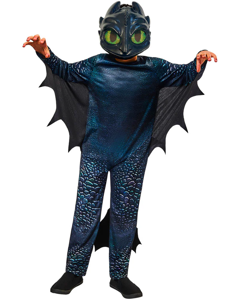 How To Train Your Dragon Toothless Night Fury Deluxe Kids Costume - Image 3