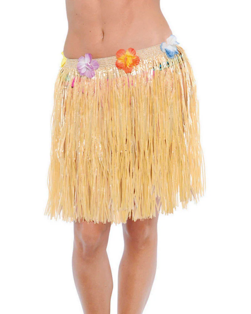 Hula Luau Natural Skirt