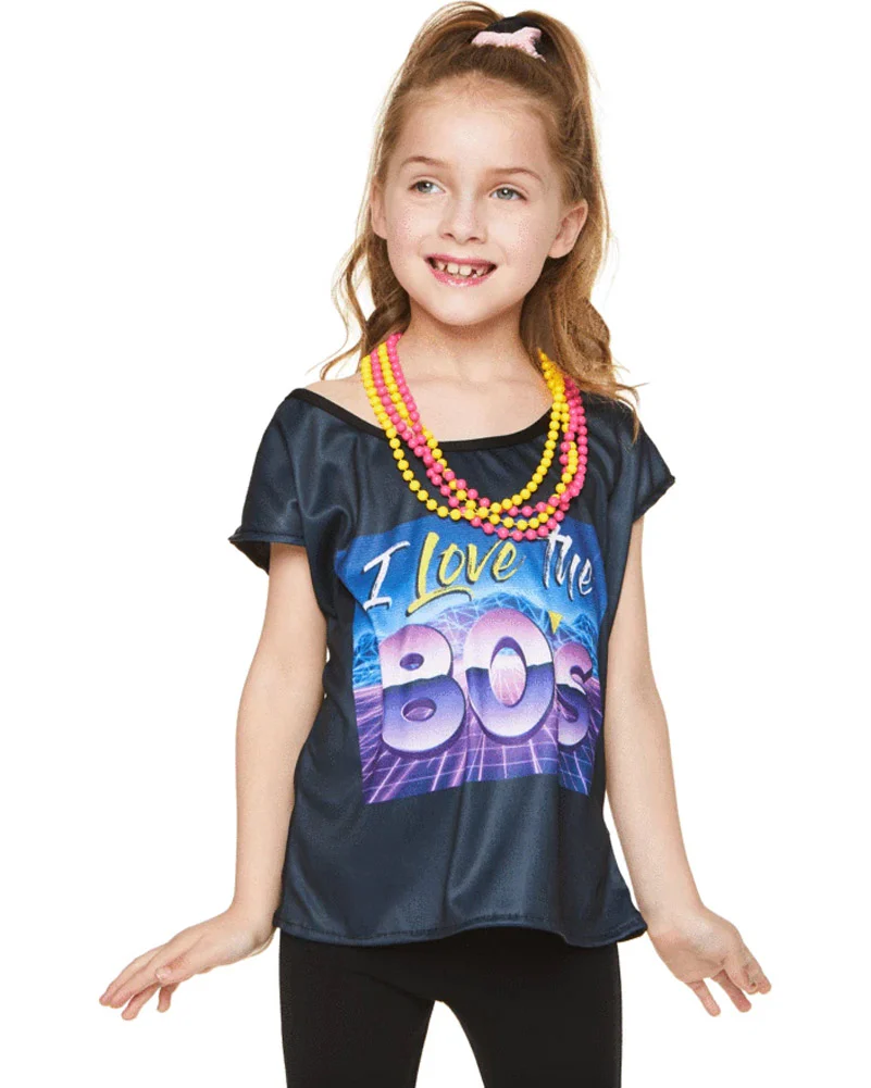 I Love the 80s Girls T Shirt - Image 3