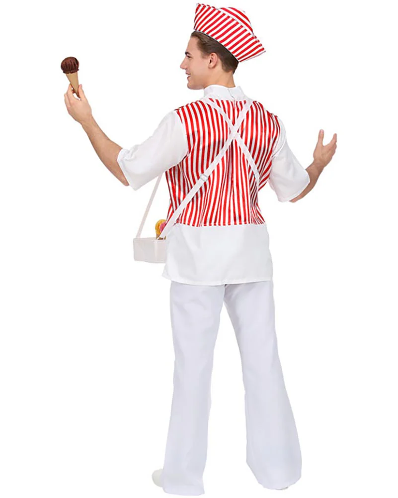 Ice Cream Man Mens Costume - Image 2
